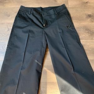 Y3 , cuffed black trousers